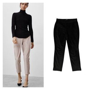 ARITZIA BABATON Cadin Faux Suede Pants Black Women’s Size XS
